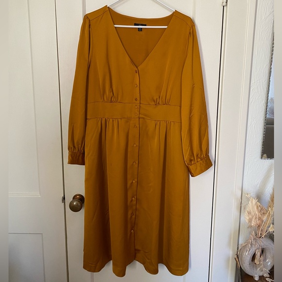 J. Crew midi dress- Size 16 - Picture 2 of 5